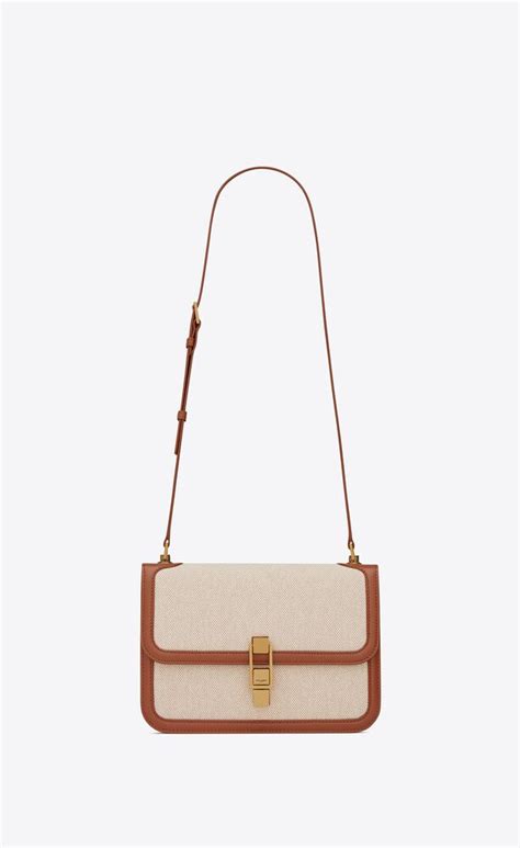 ysl carre satchel in smooth leather|YSL SAINT LAURENT CARRE Satchel in Canvas & Smooth .